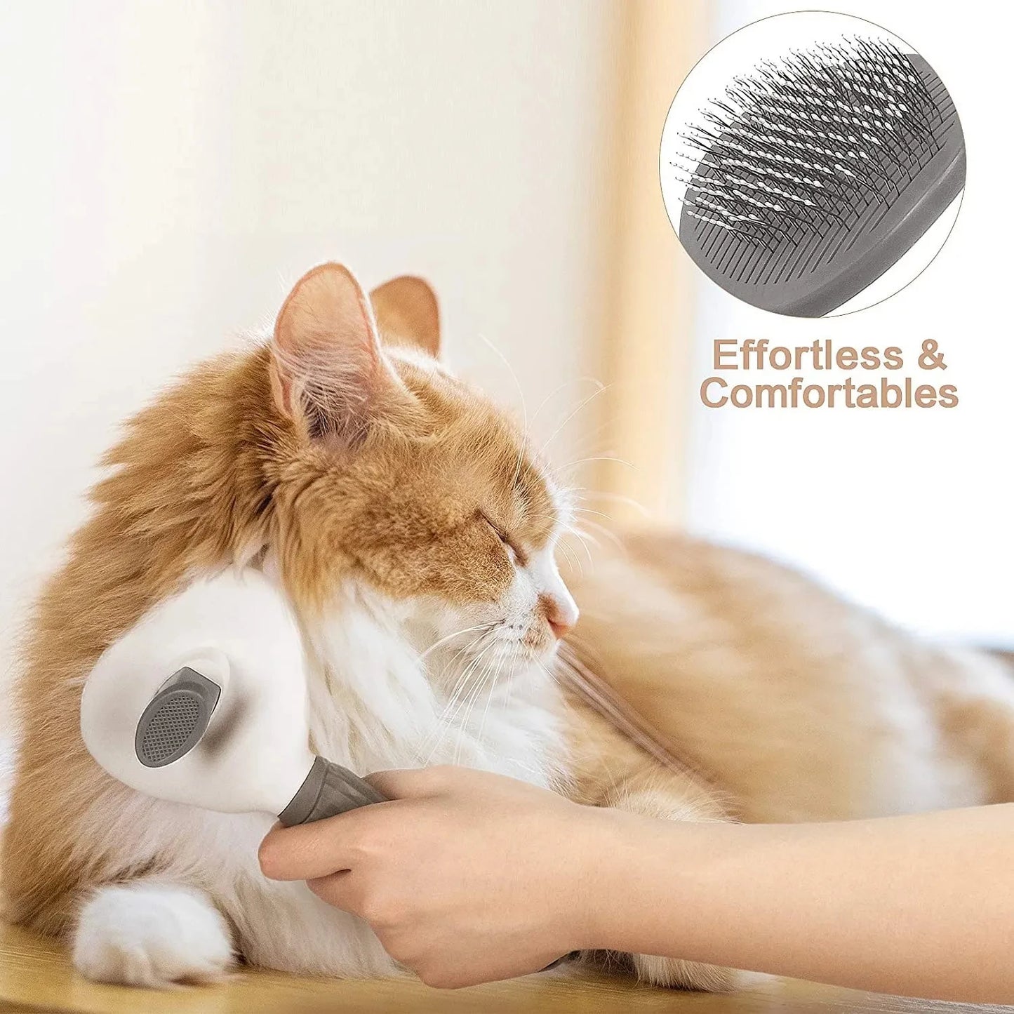 Cepillo Autolimpiable para Mascotas