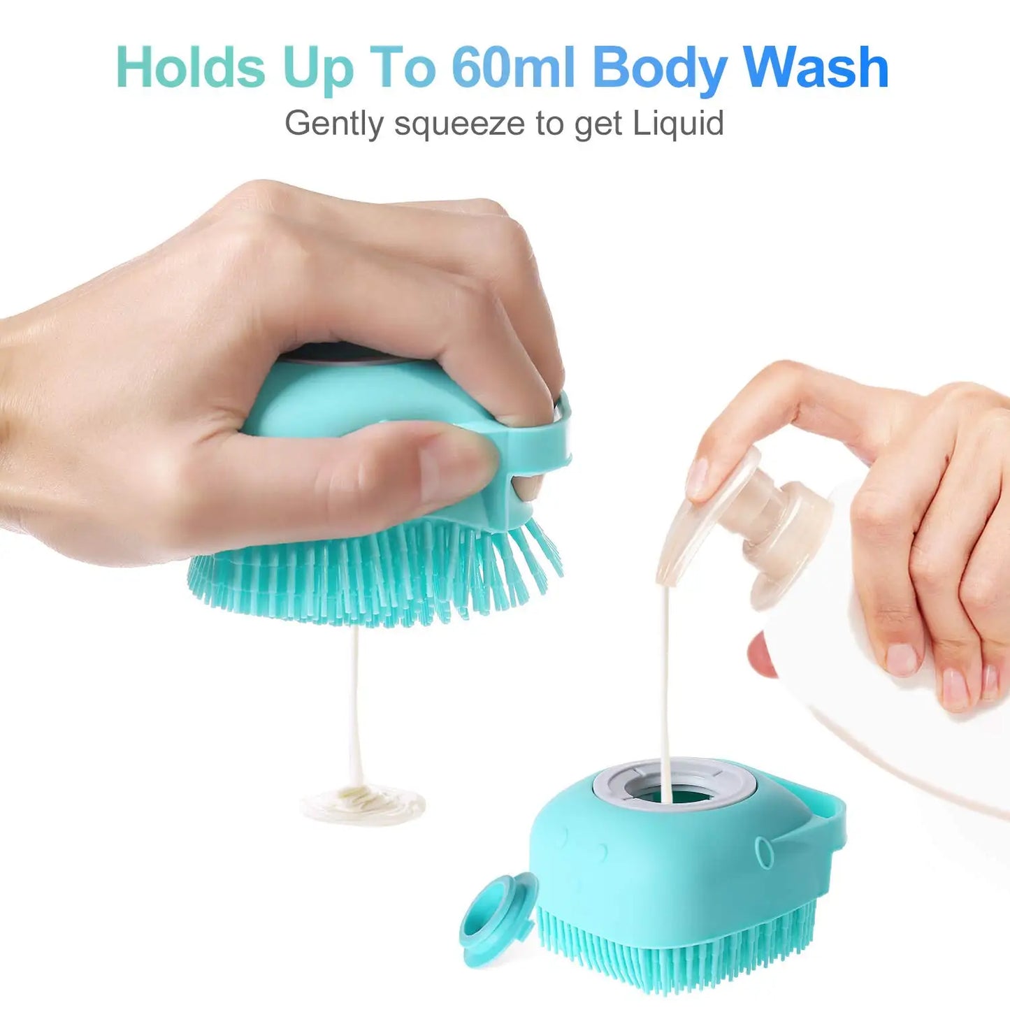 🛁🐾™Cepillo de Baño y Masaje para Mascotas