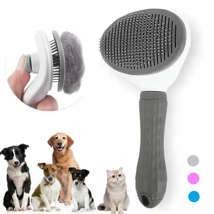 Cepillo Autolimpiable para Mascotas