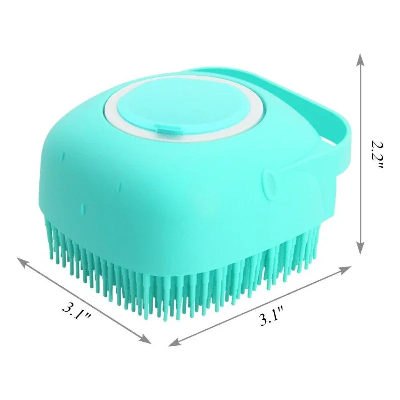 🛁🐾™Cepillo de Baño y Masaje para Mascotas