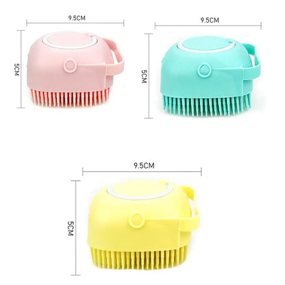 🛁🐾™Cepillo de Baño y Masaje para Mascotas