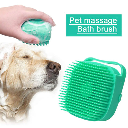 🛁🐾™Cepillo de Baño y Masaje para Mascotas